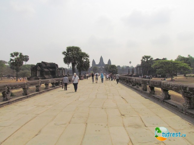 Ангкор-Ват - храмовый комплекс В Камбоджа